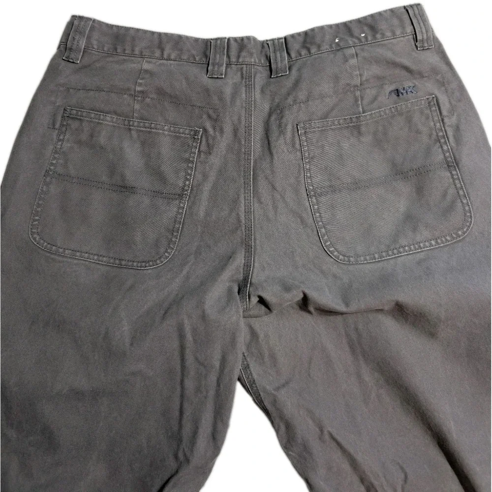 Mountain Khakis Relaxed Fit Pants Mens 36x30 Gray Canvas Outdoor Work
